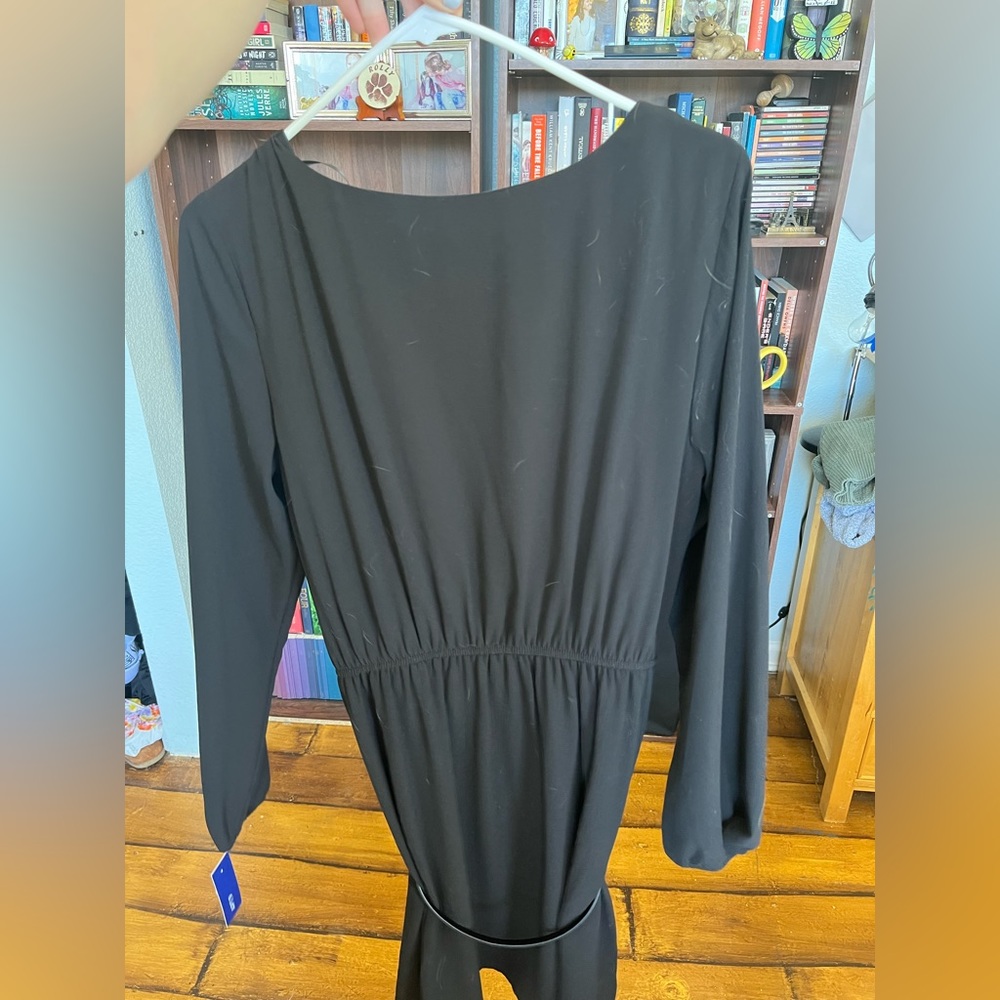 Black Belted Dress